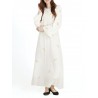 Vintage Women Ethnic Muslim Chiffon Maxi Dresses