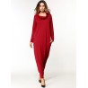 Casual Pure Color Turtleneck Long Sleeve Pockets Women Dresses