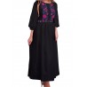 Women Vintage Floral Print Long Maxi Dress