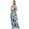 Bohemian Printed Spaghetti Strap Maxi Dresses