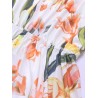 Sexy Floral Print Backless Camisole Splited Maxi Dresses