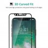 [3d Full Coverage] [9h Hardness] [Ultra Thin][Hd Clear] Tempered Glass Screen Protector Bubble-Free Anti-Scratch Protective Film for Apple Iphone x - Black