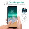 [3d Full Coverage] [9h Hardness] [Ultra Thin][Hd Clear] Tempered Glass Screen Protector Bubble-Free Anti-Scratch Protective Film for Apple Iphone x - Black