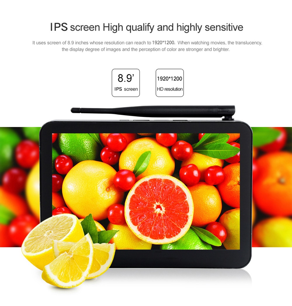 Pipo X11 Tablet PC 8.9 inch IPS Win10 Android5.1 Intel Cherry trail Z8350 1.92GHz 2GB RAM 32GB ROM - Twilight Black