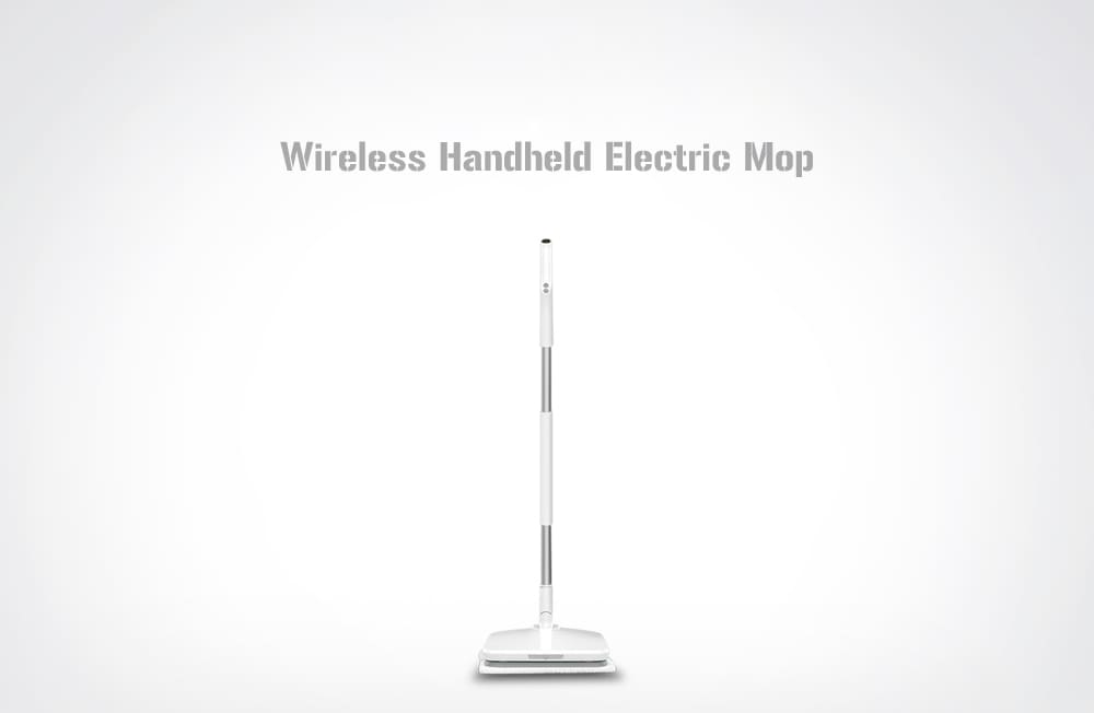 SWDK - D260 Wireless Handheld Electric Mop Floor Vibration Scrubber- White