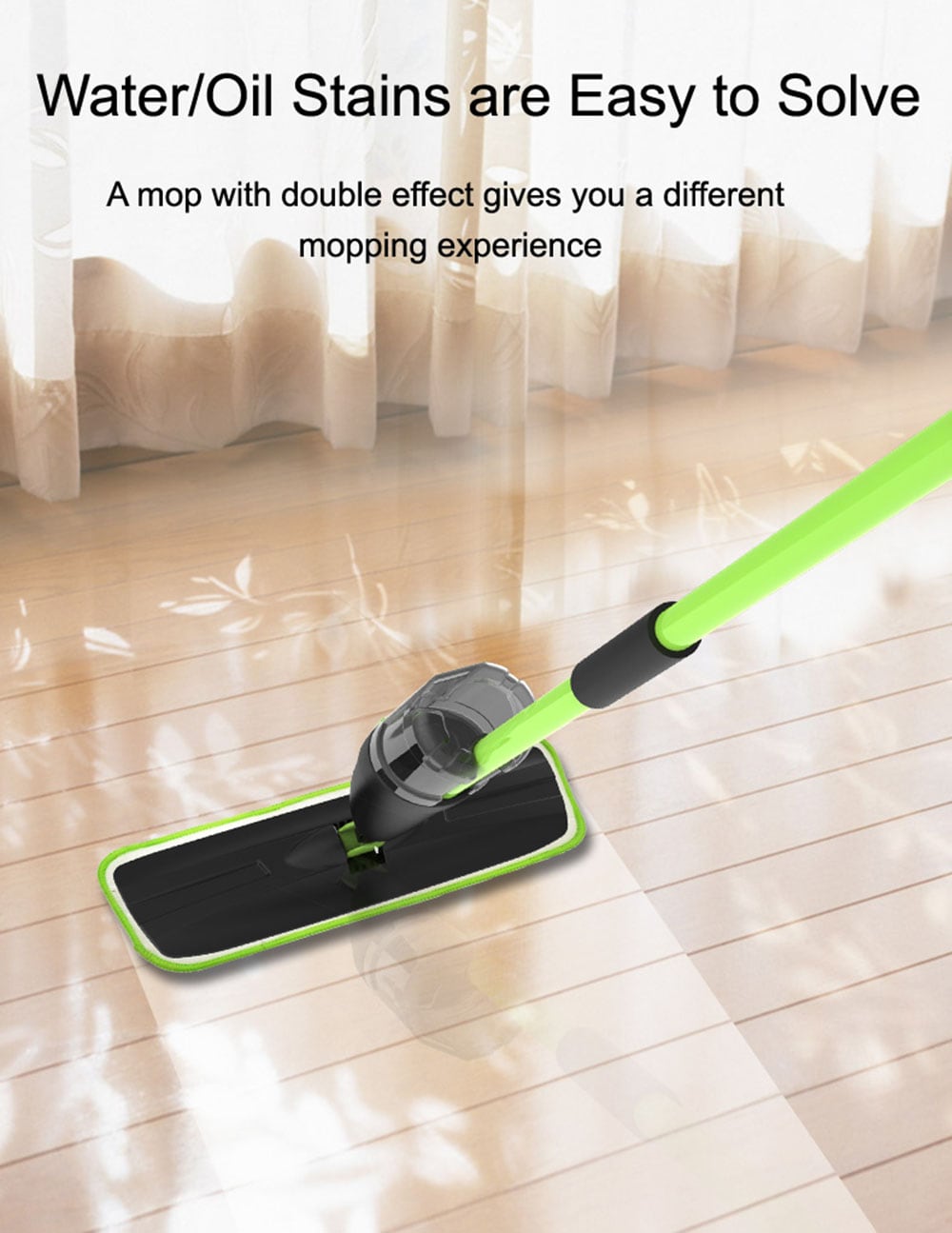 Pooda TB100 Spray Mop- Yellow Green