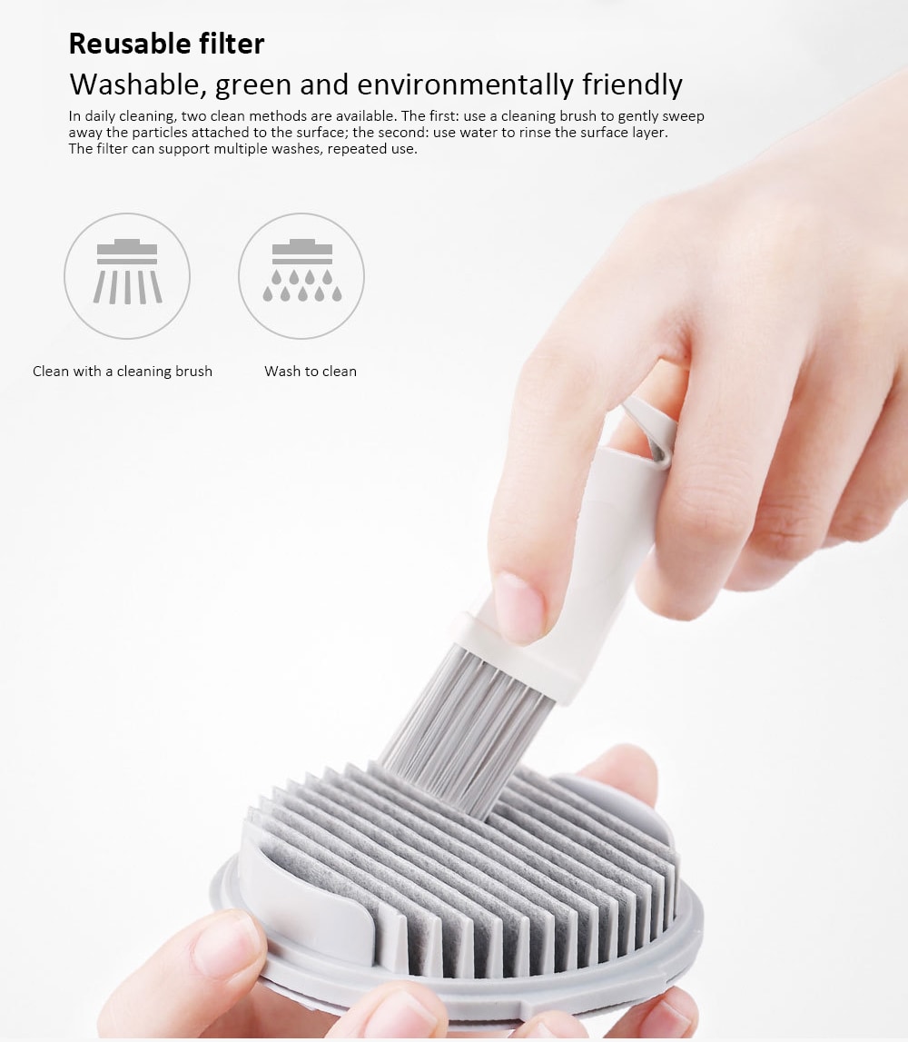 ROIDMI XCQLX01RM Efficient HEPA Filter for Cordless Vacuum Cleaner 2pcs ( Xiaomi Ecosysterm Product )- Gray Cloud