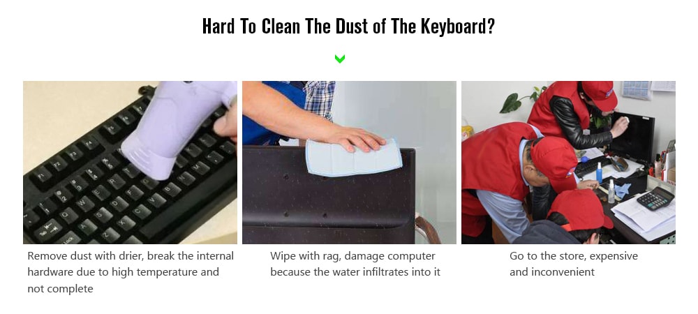 USB Computer Keyboard Vacuum Cleaner- Ivy Single code