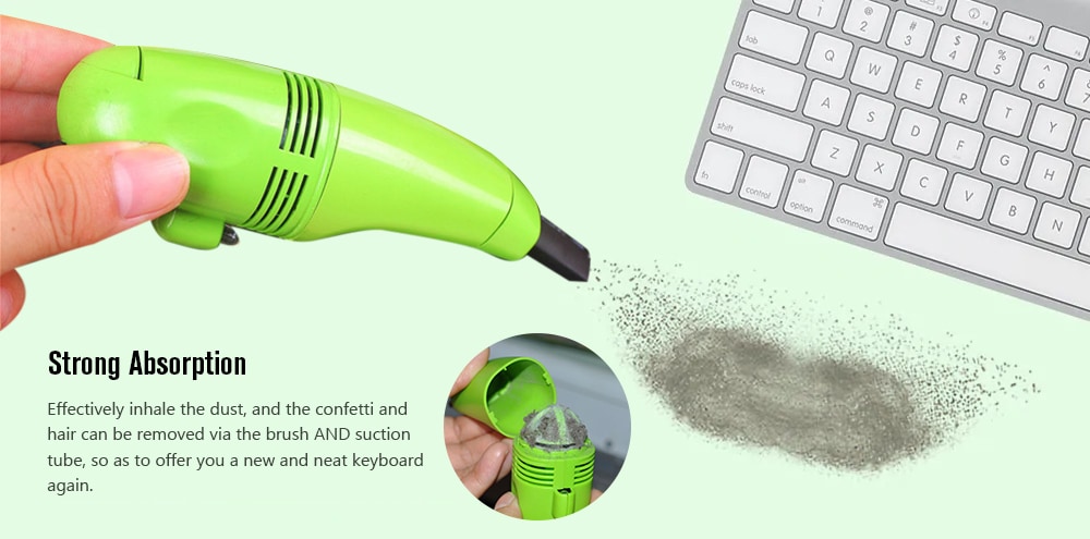 USB Computer Keyboard Vacuum Cleaner- Ivy Single code