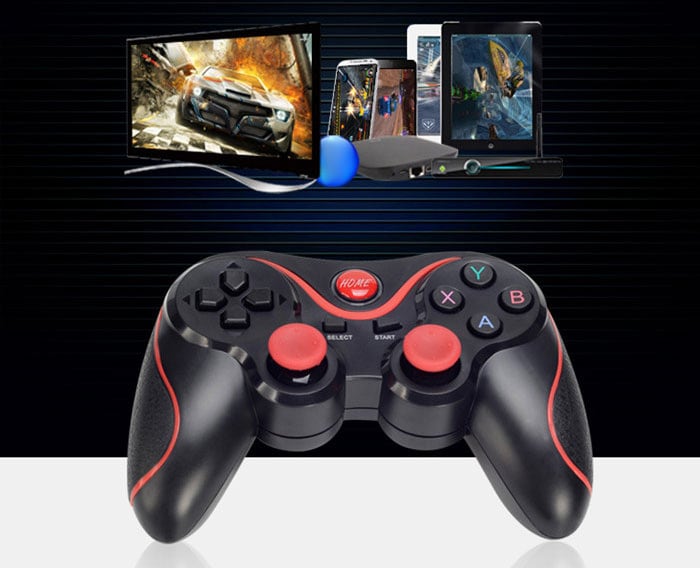 T3 Wireless Bluetooth 3.0 Gamepad Gaming Controller for Android System- Black