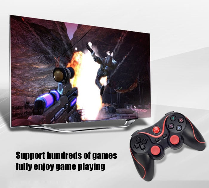 T3 Wireless Bluetooth 3.0 Gamepad Gaming Controller for Android System- Black