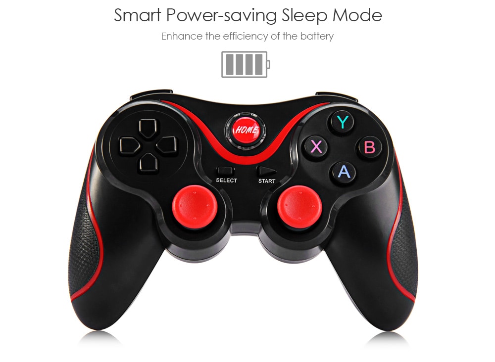 T3 Wireless Bluetooth 3.0 Gamepad Gaming Controller for Android System- Black