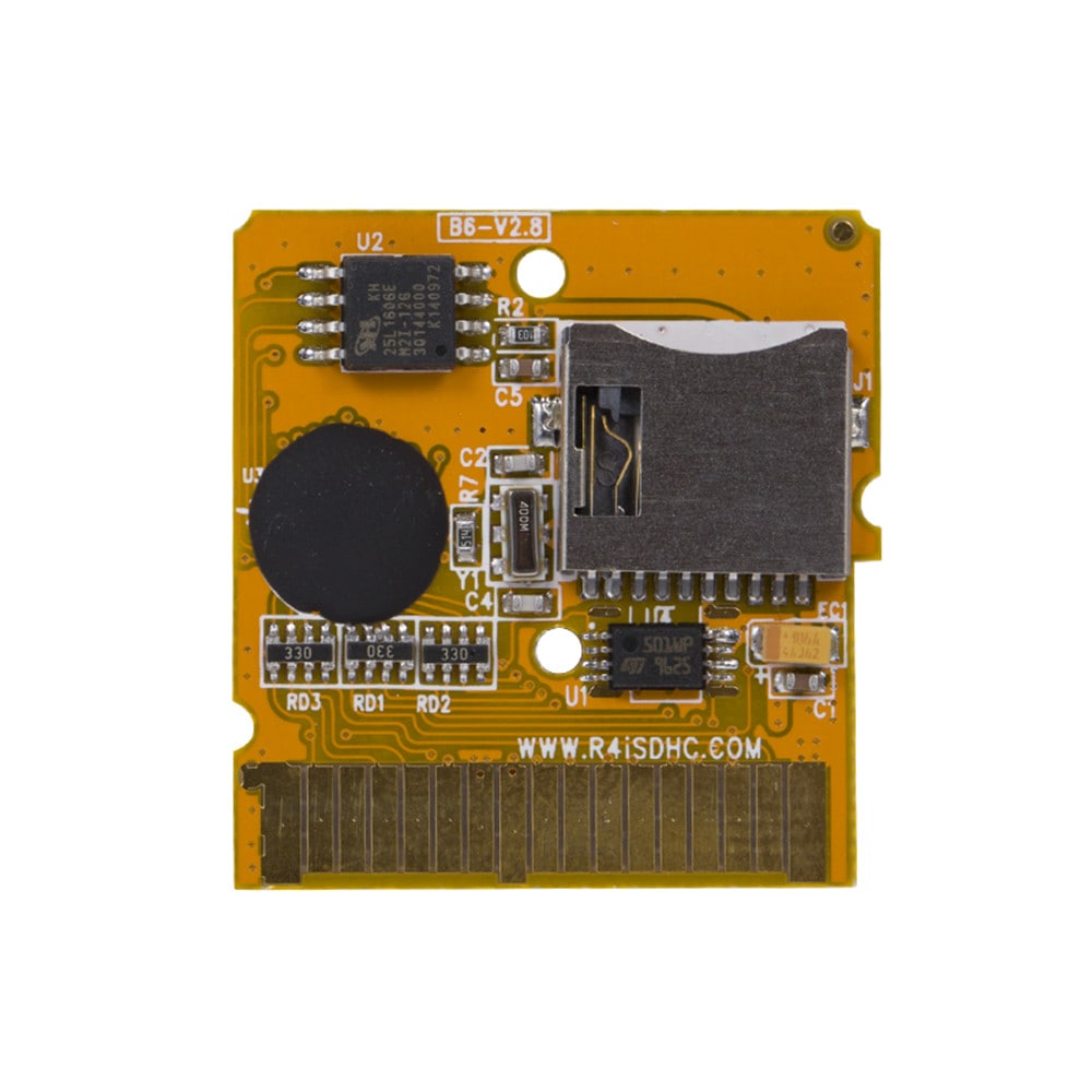 R4i Revolution Pro Cartridge - R4 Card for 3DS 2DS DSi XL. NEW 2019 Edition- Yellow