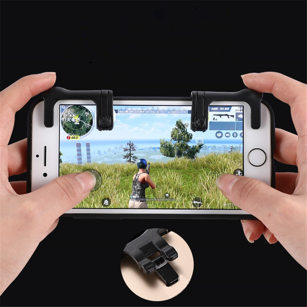 Wilderness Action Game Handle Button for iPhone/Android- Black