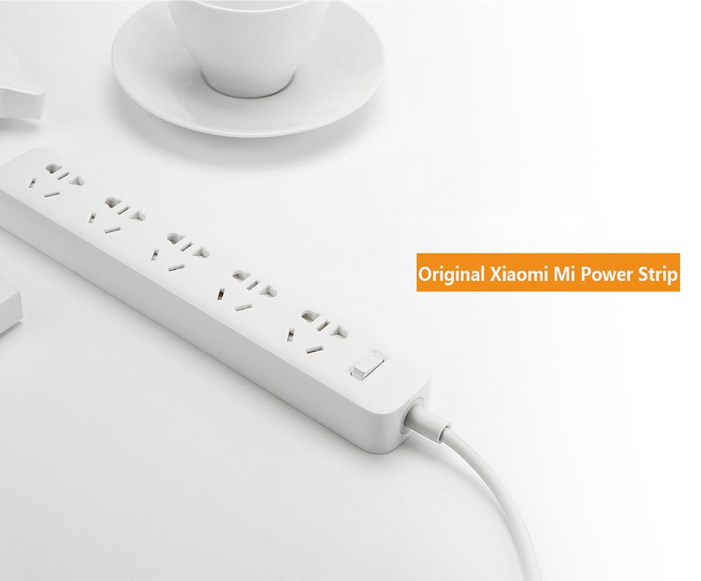 Original Xiaomi Mi Charging Power Strip 5 Outlet- White