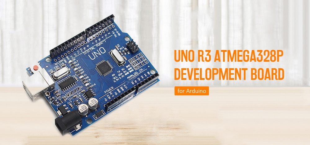 UNO R3 ATmega328P Development Board for Arduino- Blue