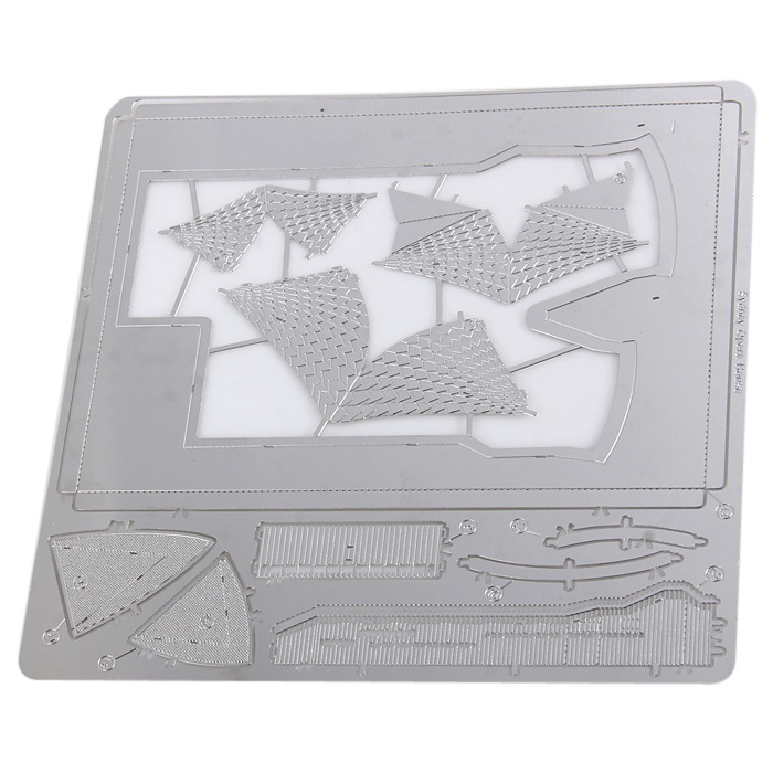 Sydney Opera House Laser Cutting Model 3D Jigsaw Metallic DIY Toy- Silver