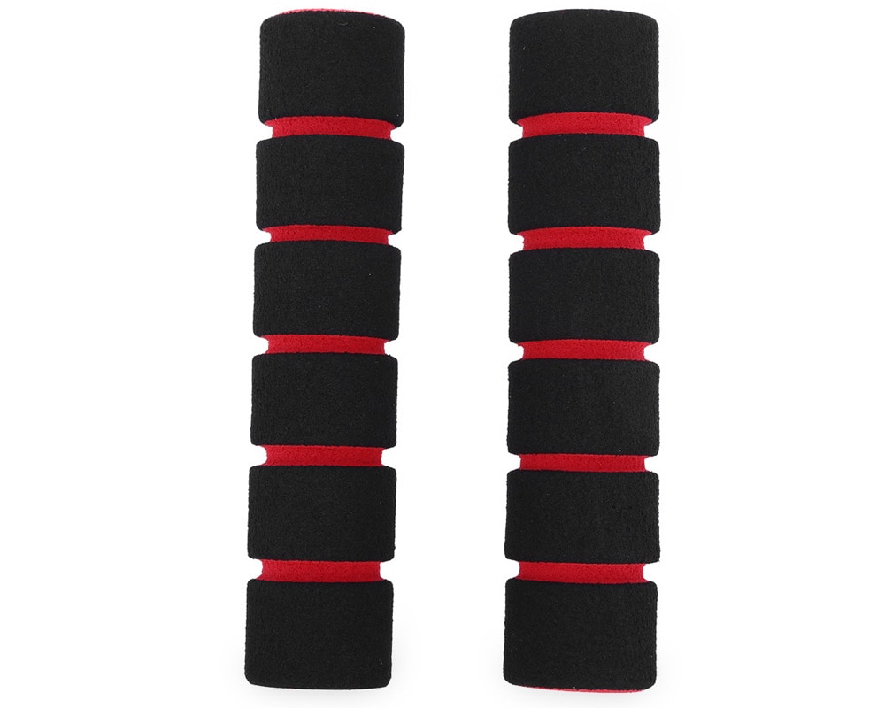 One Pair Soft Foam Sponge Cycling Non-slip Handbar Grips Bicycle Handlebar Cover Set- Blue