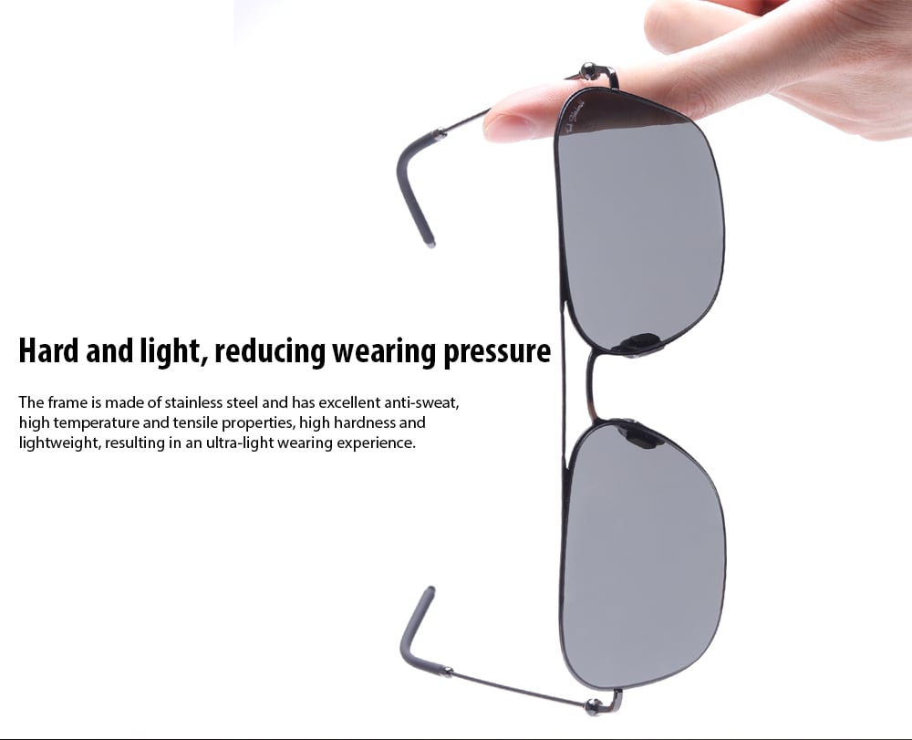 Retro Model TS Sunglasses from Xiaomi youpin- Gray