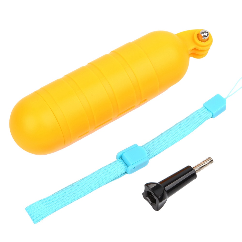 Shoot Handheld Float Bobber Grip Monopod for Gopro Hero 6 5 4 3 Session Xiaomi Yi 4K SJCAM SJ4000 Camera Selfie Mount- Yellow