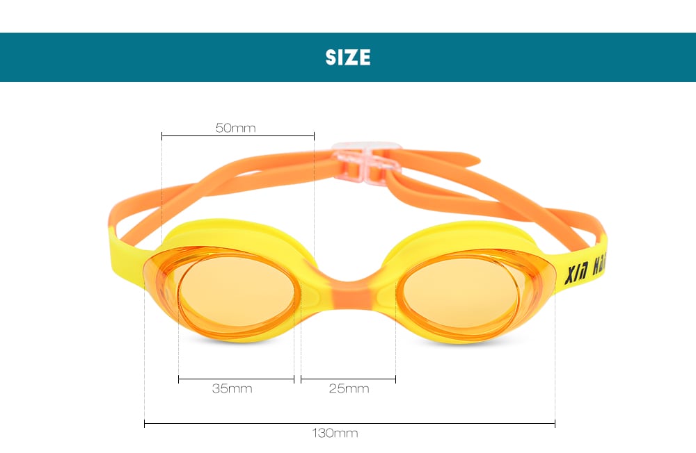 XinHang XH1300 Children Swimming Goggles UV Protection- Blue