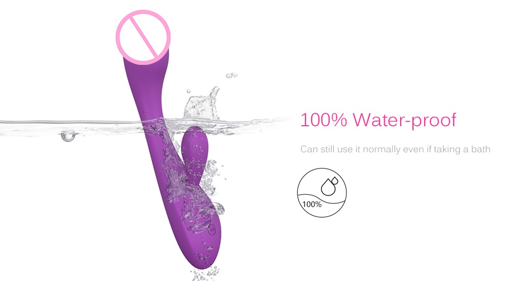 SHD - S032 Boom Female Masturbation Electric Penis Vibrator - Purple