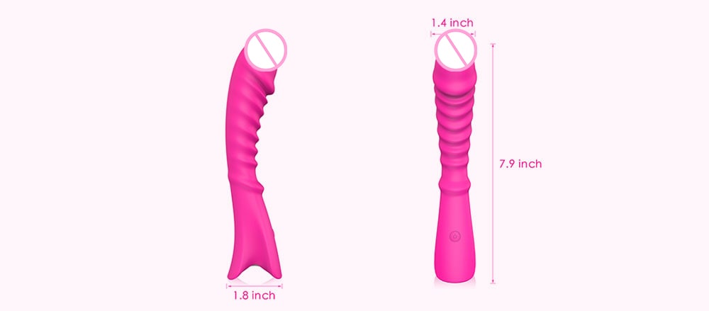 SHD - S025 TOPS Adult Masturbation Electric Penis Vibrator- Rose Red