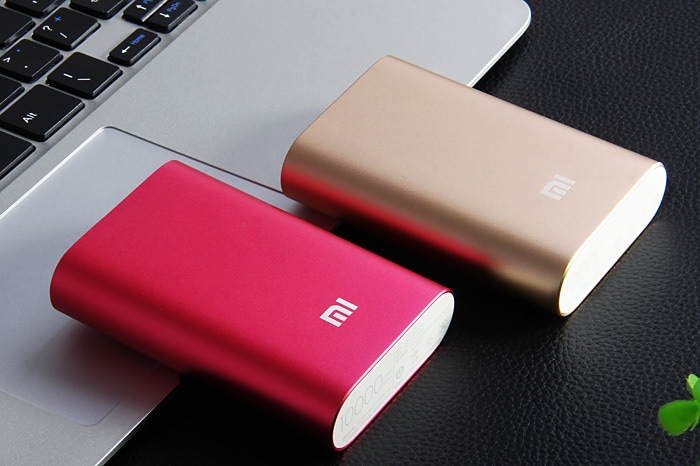 Original Xiaomi Pocket 10000mAh Mobile Power Bank High Capacity Portable Charger- Silver