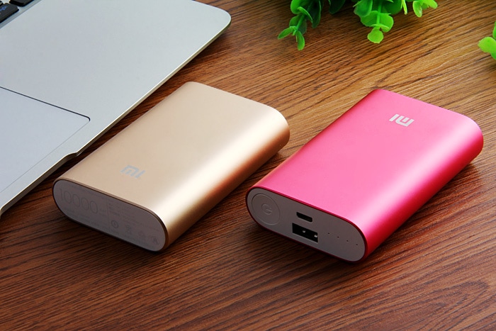 Original Xiaomi Pocket 10000mAh Mobile Power Bank High Capacity Portable Charger- Silver