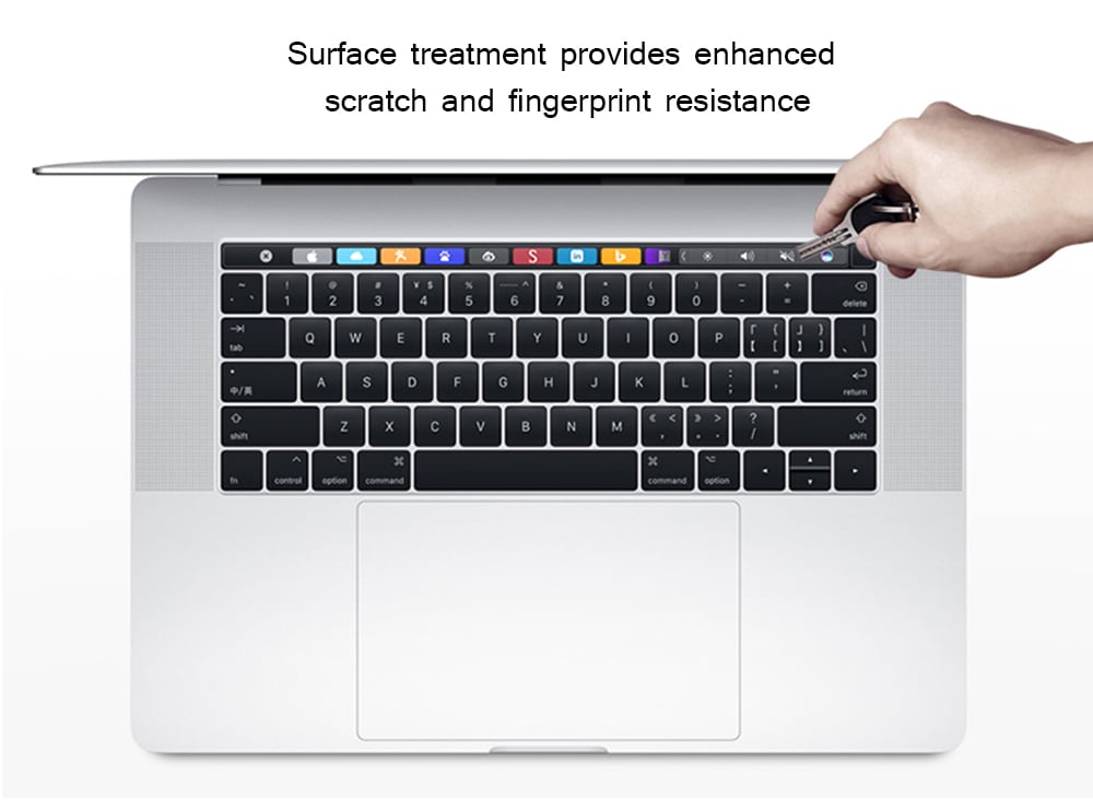 SSIMOO Touch Bar Protective Film for MacBook Pro 13.3 / 15.4 inch- Transparent