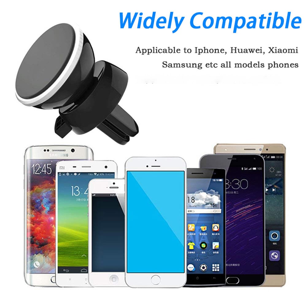 Simple 360 Degree Rotating Car Phone Holder- Crystal Blue