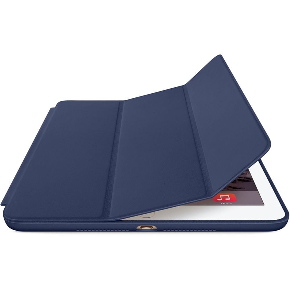 Ultra Slim Smart 3 Folding Stand Auto Sleep Wake Back for iPad Pro 10.5  Case Cover- Deep Blue