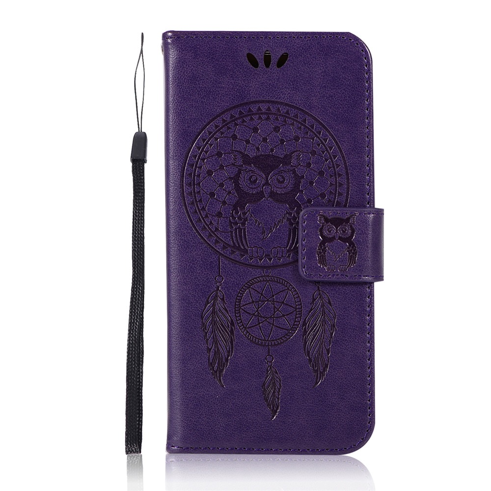 Owl Campanula Fashion Wallet Cover For Samsung Galaxy S7 Edge Phone Bag With Stand PU Extravagant Flip Leather Case- Brown