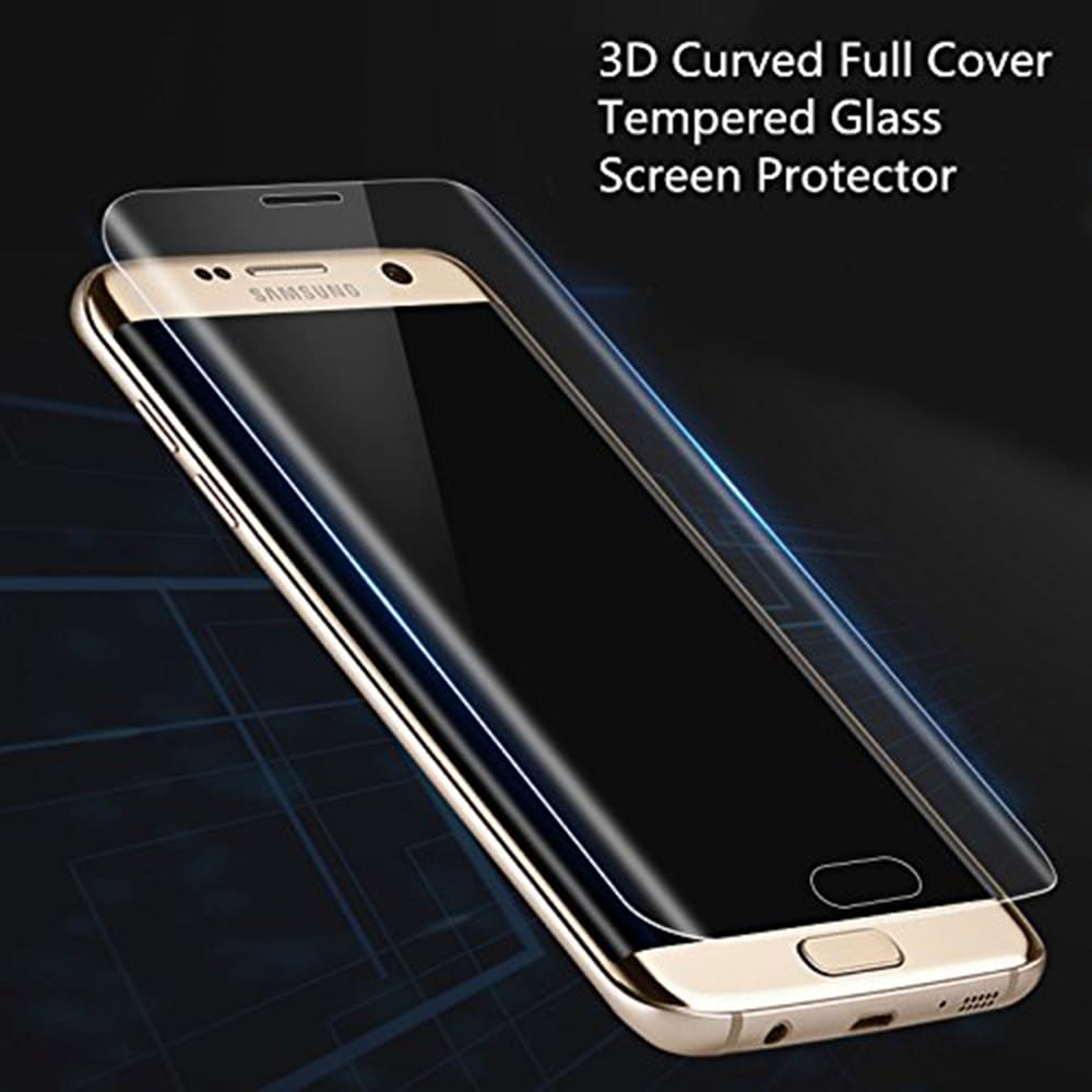 Screen Protector for Samsung Galaxy S7 Edge High Clear Tempered Glass- Transparent