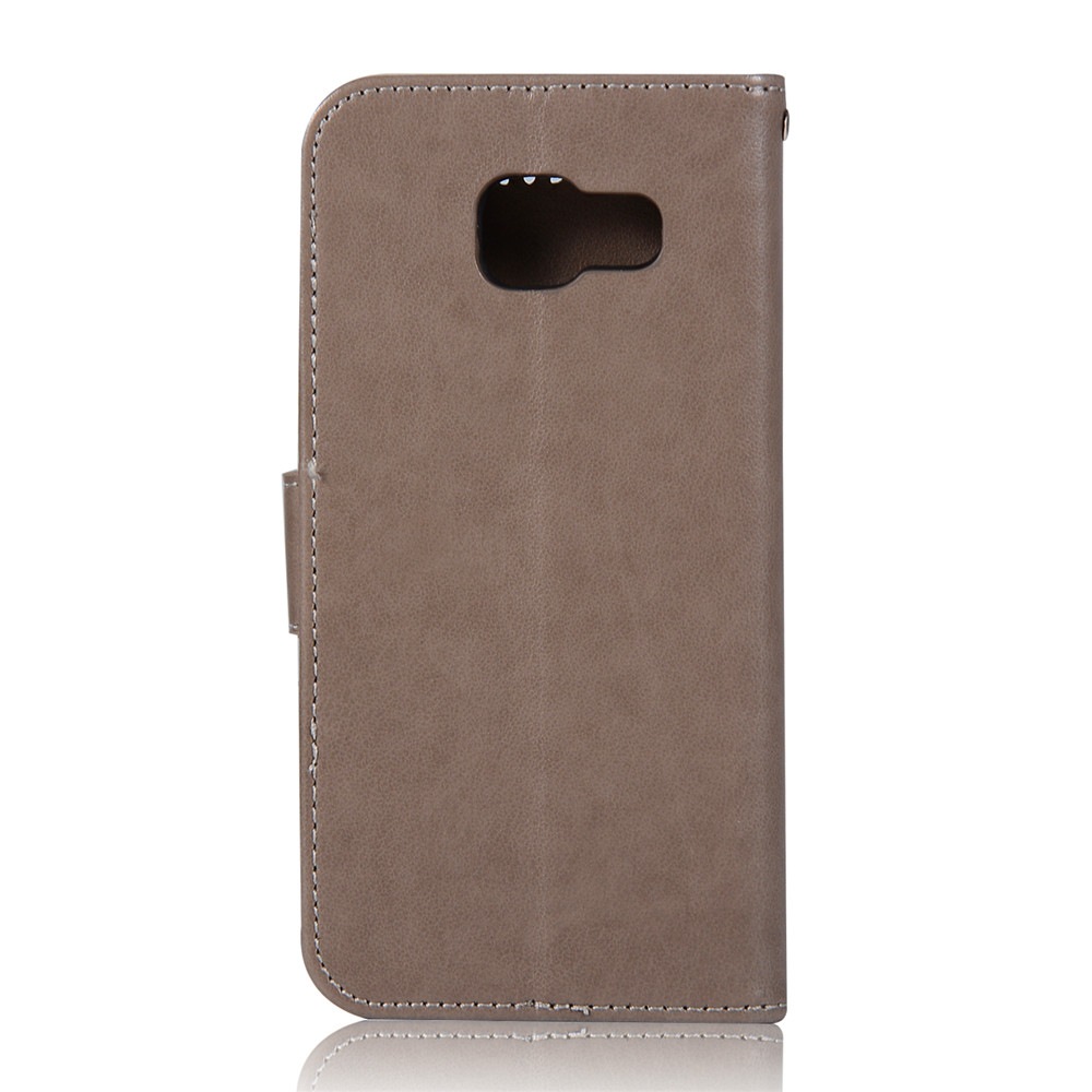 Owl Campanula Fashion Wallet Cover For Samsung Galaxy A5 2016 A510 Phone Bag With Stand PU Extravagant Flip Leather Case- Brown