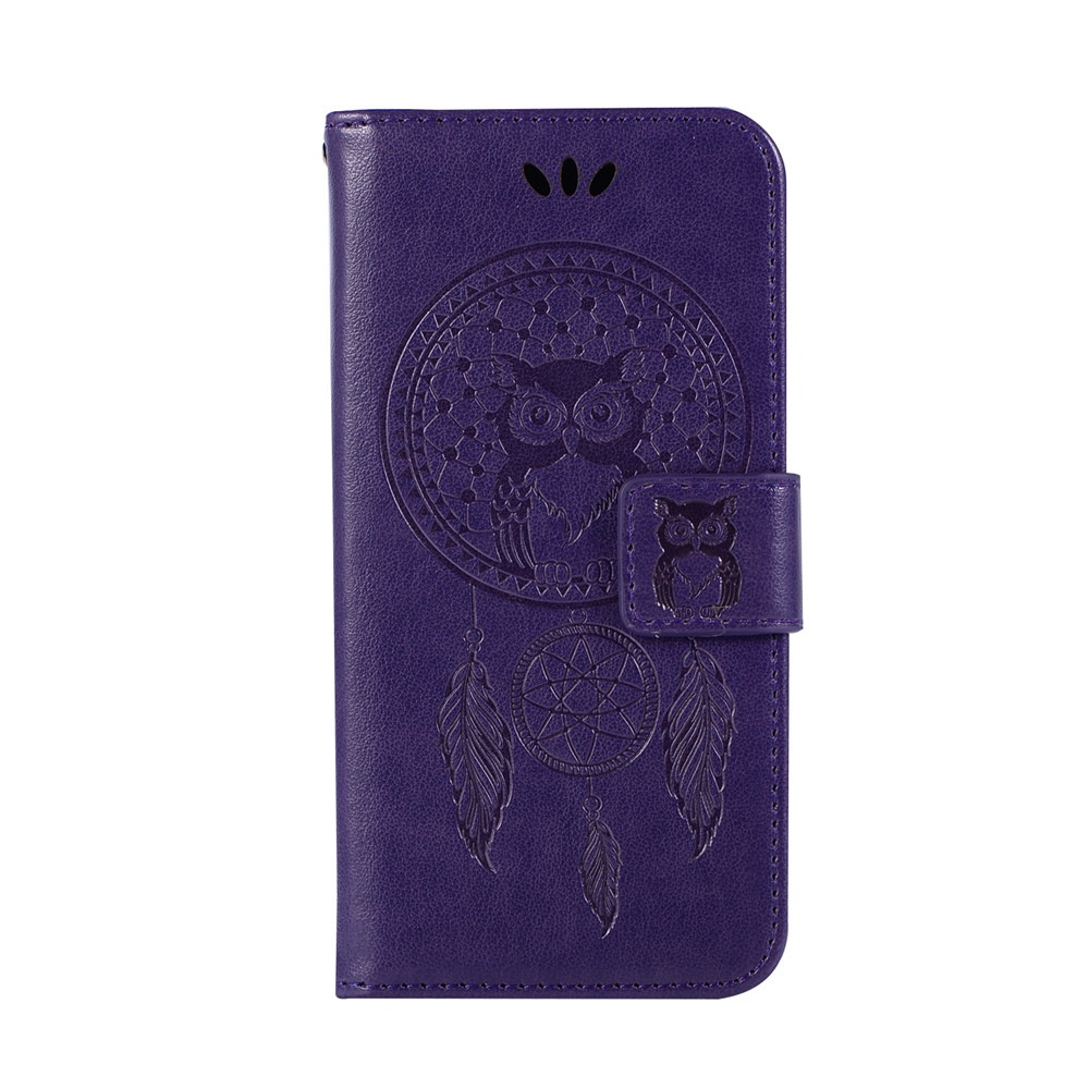 Owl Campanula Fashion Wallet Cover For Samsung Galaxy A5 2017 A520 Phone Bag With Stand PU Extravagant Flip Leather Case- Black