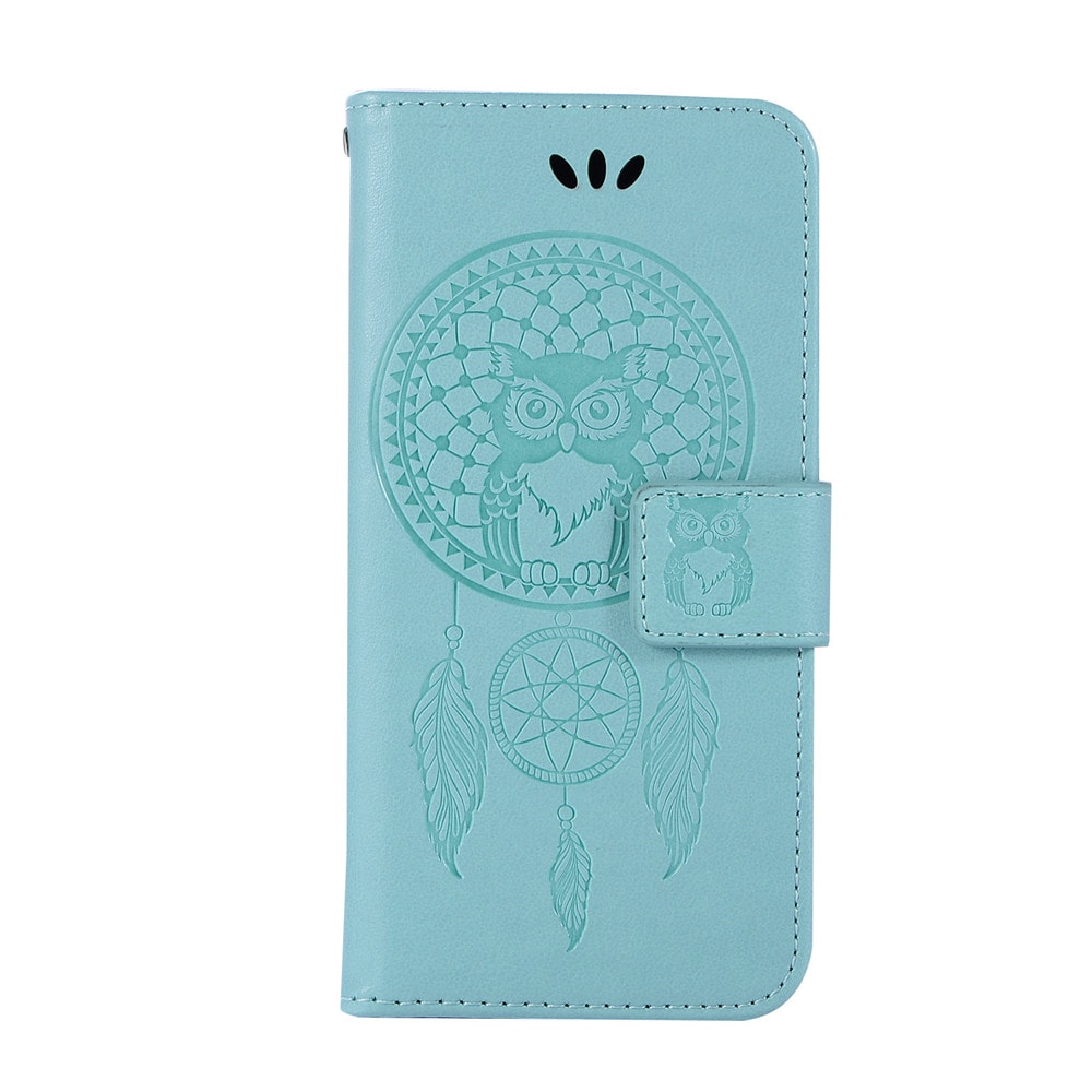 Owl Campanula Fashion Wallet Cover For Samsung Galaxy A5 2017 A520 Phone Bag With Stand PU Extravagant Flip Leather Case- Black