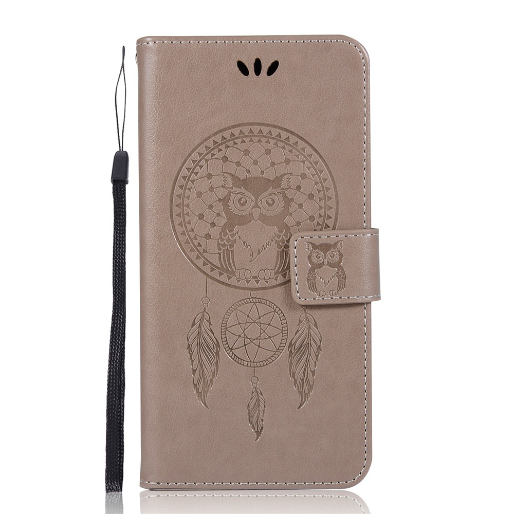 Owl Campanula Fashion Wallet Cover For Samsung Galaxy J7 Prime Case On 7 2016 Phone Bag With Stand PU Flip Leather Case- Brown