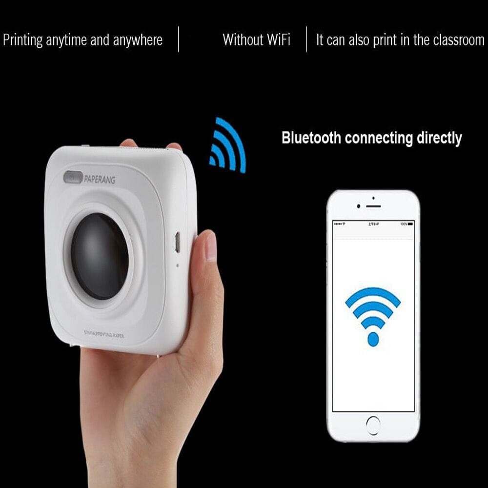 PAPERANG P1 Mini Handheld Bluetooth Photo Printer- White