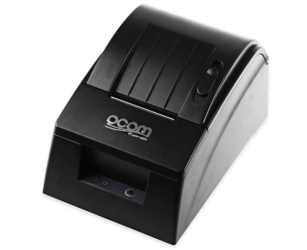 OCPP - 586 58mm Portable USB Thermal Receipt Printer for POS Machine- Black EU Plug