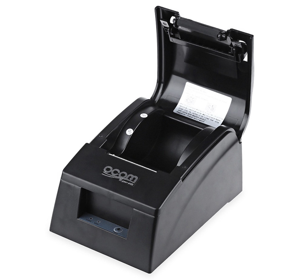 OCPP - 586 58mm Portable USB Thermal Receipt Printer for POS Machine- Black EU Plug