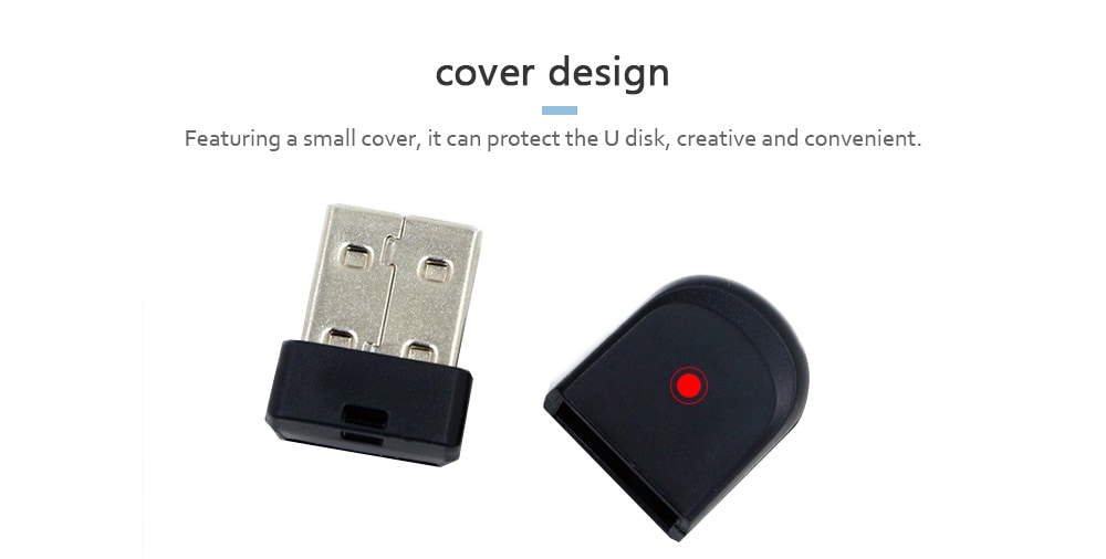 USB Flash Drive Memory Stick Mini U Disk- Black 16G