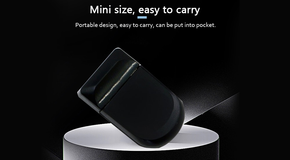 USB Flash Drive Memory Stick Mini U Disk- Black 16G