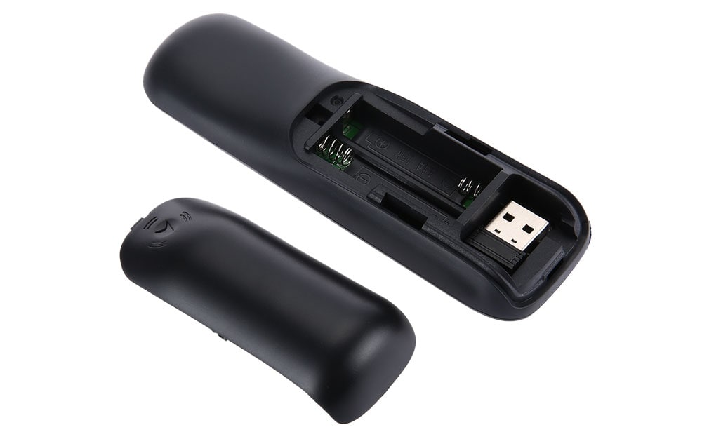 TK627 2.4GHz Handheld Wireless Air Mouse with Laser Pointer Remote Control- Black