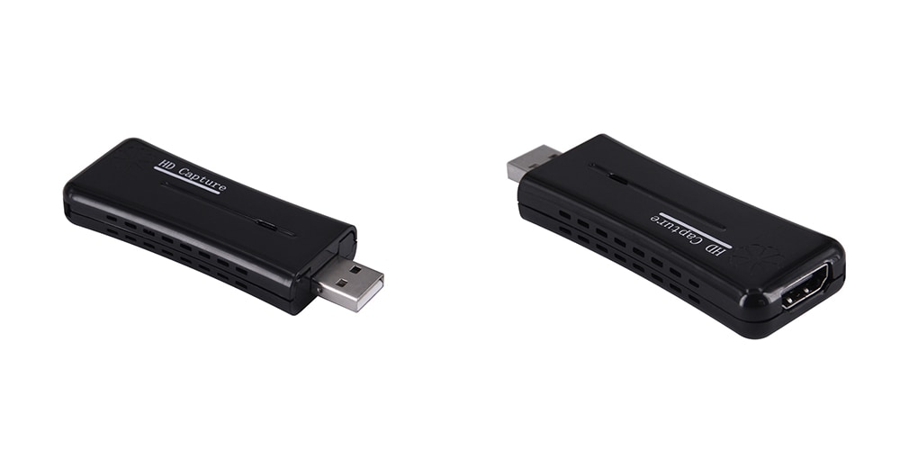 Portable USB2.0 HDMI Capture Supports 1080P- Black