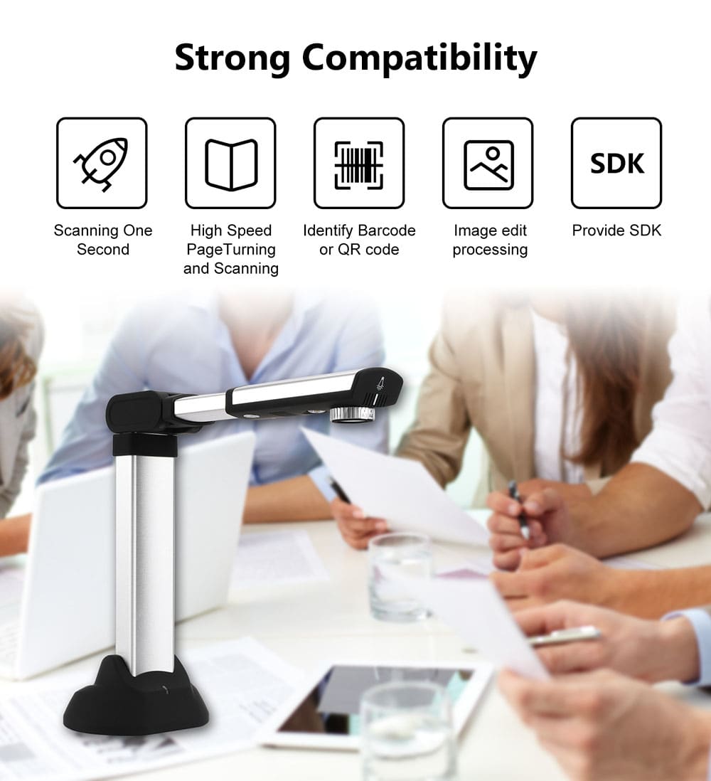 S1000A3 High Speed Autofocus Scanner 10 Million Pixel- Silver