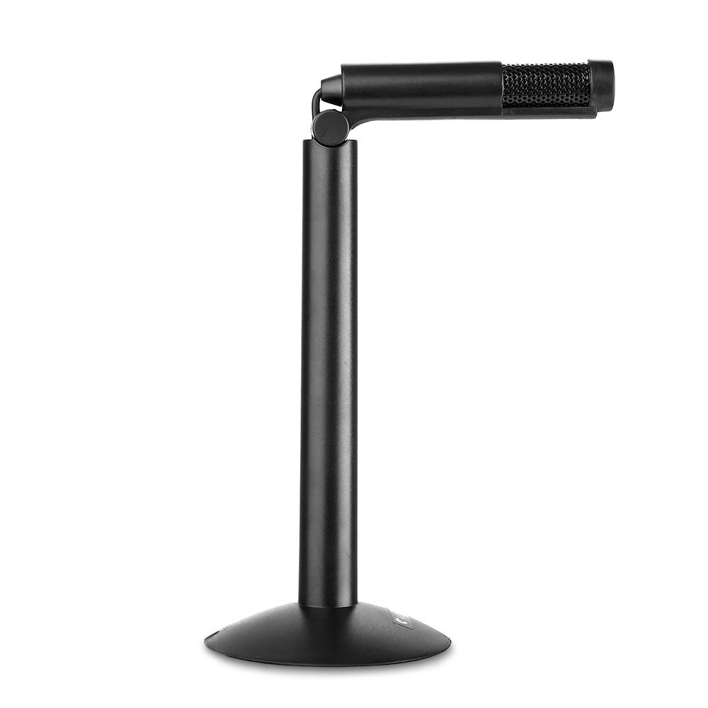 Yanmai Omnidirectional Condenser Sound Desktop Microphone for PC Laptop Skype Recording- Black