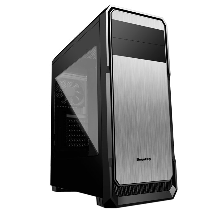 Segotep PC Case Desktop Box- Black