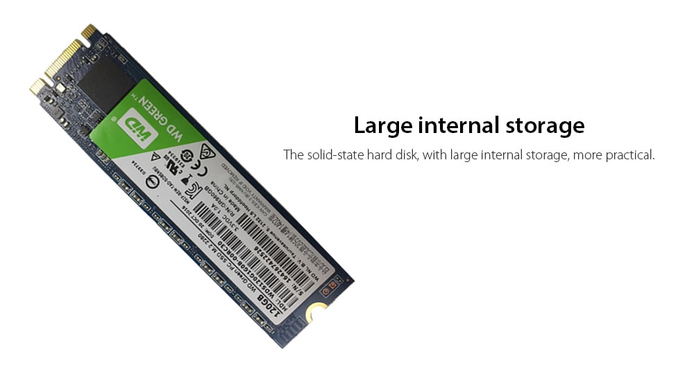 WD Green M.2 2280 Internal Solid State Drive- Green 120GB