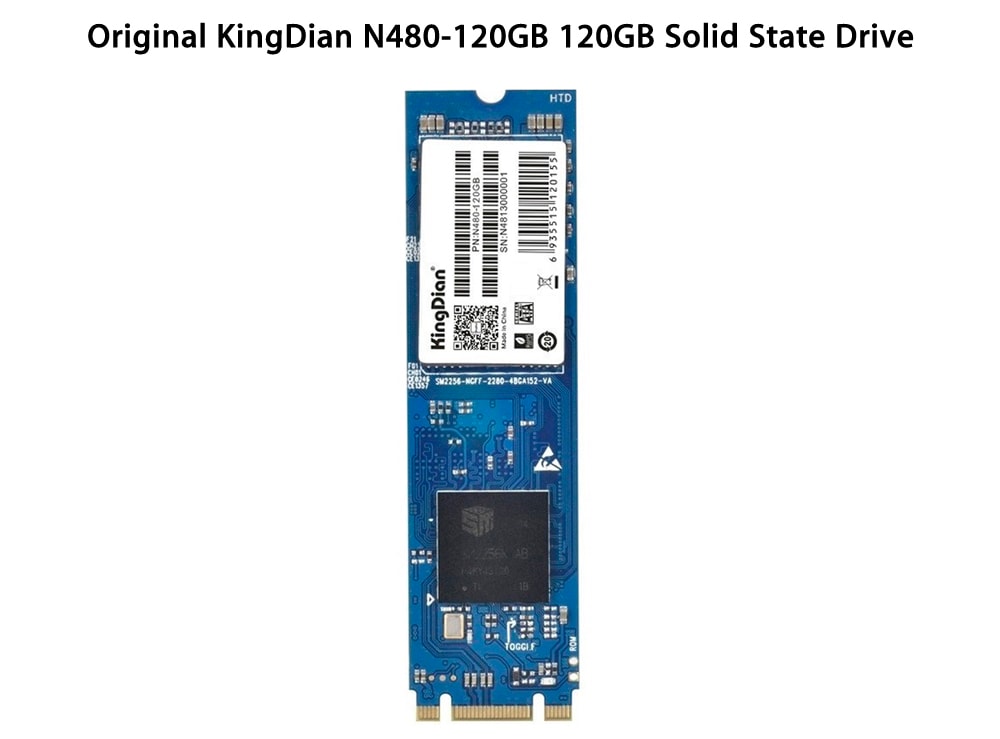 Original KingDian N480 - 120GB 120GB SSD Solid State Drive SATA III 4CH Hard Disk for Laptop / Desktop- Blue 120GB